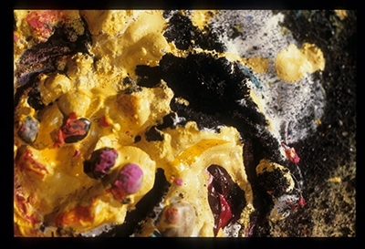 Diapositivas de L’occhio, il lupo, la luna nell’imbuto cosmico [El ojo, el lobo, la luna en el embudo cósmico]. Serie Fotoglifos.