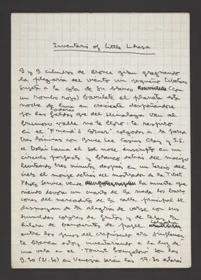 Viaggio in India e Nepal. Mandalas y poemas, Del block a quadretti [Viaje a la India y Nepal. Mandalas y poemas. Del cuaderno cuadriculado].