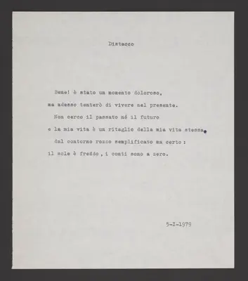 Viaggio in India e Nepal. Mandalas y poemas, Del block a quadretti [Viaje a la India y Nepal. Mandalas y poemas. Del cuaderno cuadriculado].