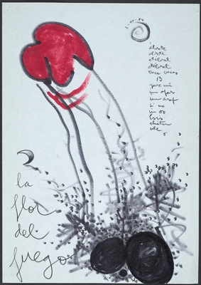 La flor del juego [The Flower of the Game]. Faloglifos [Phalloglyphs].