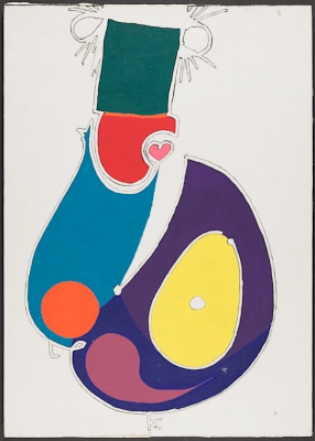 Ededees o Pseudo-Retrato de H. DK. G. Groddeck [Ededees or Pseudo-Portrait Coactive-Symbolic of Herrn Dr. Georg Groddeck]. Pintado por el otro [Painted by the Other].