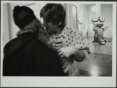 Photos of the installation and performance of Fernando Birri: Ars Magna Lucis et Umbrae. European Media Art Festival, 1992.