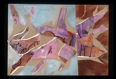 Slides from L’Occhio, Il Lupo, La Luna Nell’Imbuto Cosmico [The Eye, the Wolf, the Moon in the Cosmic Funnel]. Serie Fotoglifos [Photoglyphs Series]