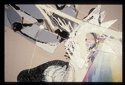 Slides from L’Occhio, Il Lupo, La Luna Nell’Imbuto Cosmico [The Eye, the Wolf, the Moon in the Cosmic Funnel]. Serie Fotoglifos [Photoglyphs Series]