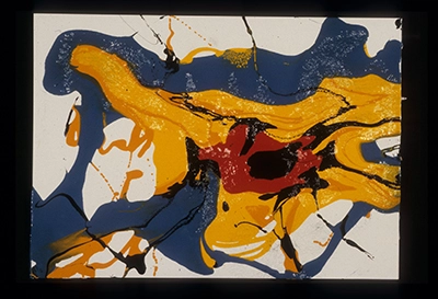 Slides from L’Occhio, Il Lupo, La Luna Nell’Imbuto Cosmico [The Eye, the Wolf, the Moon in the Cosmic Funnel]. Serie Fotoglifos [Photoglyphs Series]