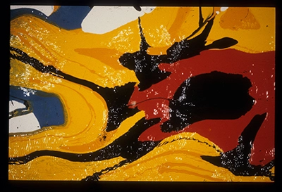 Slides from L’Occhio, Il Lupo, La Luna Nell’Imbuto Cosmico [The Eye, the Wolf, the Moon in the Cosmic Funnel]. Serie Fotoglifos [Photoglyphs Series]