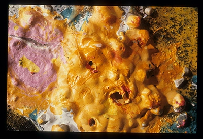 Slides from L’Occhio, Il Lupo, La Luna Nell’Imbuto Cosmico [The Eye, the Wolf, the Moon in the Cosmic Funnel]. Serie Fotoglifos [Photoglyphs Series]