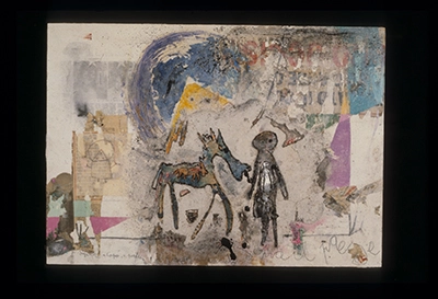 Slides from L’Occhio, Il Lupo, La Luna Nell’Imbuto Cosmico [The Eye, the Wolf, the Moon in the Cosmic Funnel]. Serie Fotoglifos [Photoglyphs Series]