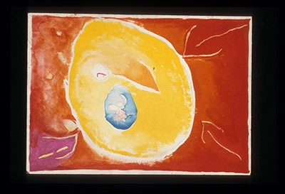 Slides from L’Occhio, Il Lupo, La Luna Nell’Imbuto Cosmico [The Eye, the Wolf, the Moon in the Cosmic Funnel]. Serie Fotoglifos [Photoglyphs Series]