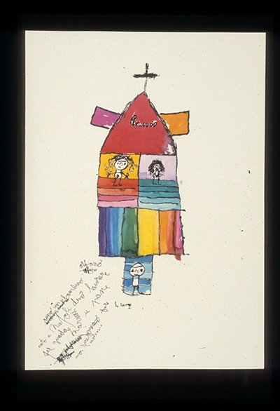 Slides from L’Occhio, Il Lupo, La Luna Nell’Imbuto Cosmico [The Eye, the Wolf, the Moon in the Cosmic Funnel]. Serie Fotoglifos [Photoglyphs Series]