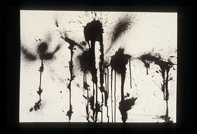 Slides from L’Occhio, Il Lupo, La Luna Nell’Imbuto Cosmico [The Eye, the Wolf, the Moon in the Cosmic Funnel]. Serie Fotoglifos [Photoglyphs Series]