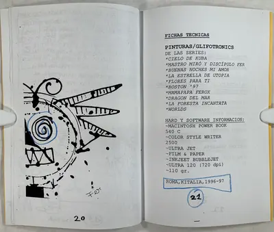 “Glifostanfordtroniks” de Fernando Birri. Pinturas electrónicas [“Glifostanfordtroniks” by Fernando Birri. Electronic Paintings].