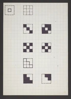 Viaggio in India e Nepal. Mandalas y poemas, Del block a quadretti [Journey in India and Nepal. Mandalas and Poems, From the Quadrille Notebook].