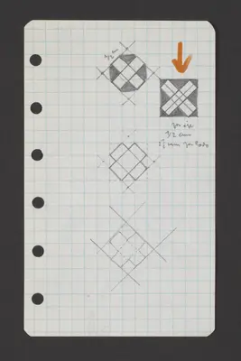 Viaggio in India e Nepal. Mandalas y poemas, Del block a quadretti [Journey in India and Nepal. Mandalas and Poems, From the Quadrille Notebook].