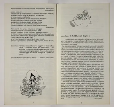 Viaggio in India e Nepal. Mandalas y poemas, Del block a quadretti [Journey in India and Nepal. Mandalas and Poems, From the Quadrille Notebook].