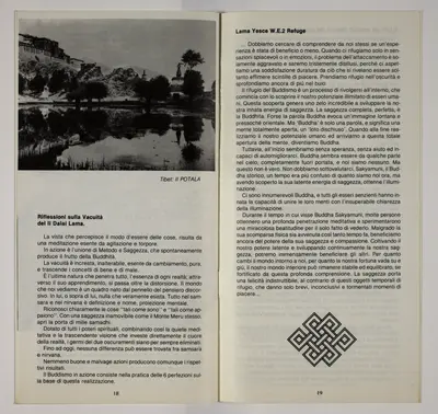 Viaggio in India e Nepal. Mandalas y poemas, Del block a quadretti [Journey in India and Nepal. Mandalas and Poems, From the Quadrille Notebook].