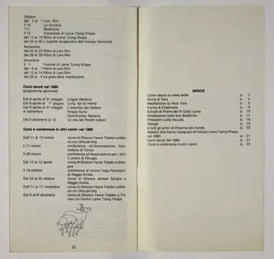 Viaggio in India e Nepal. Mandalas y poemas, Del block a quadretti [Journey in India and Nepal. Mandalas and Poems, From the Quadrille Notebook].