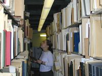 John Hay Library Bookstacks