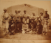 Group photographed at Jellalabad, Afghanistan