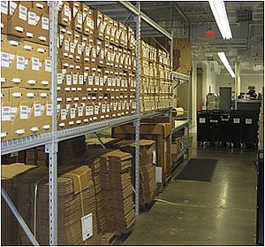 tray storage area