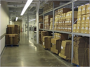 tray storage area