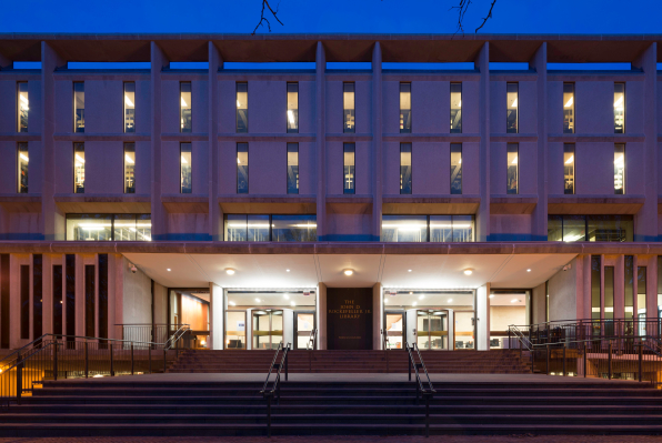 exterior of the Brown University Library